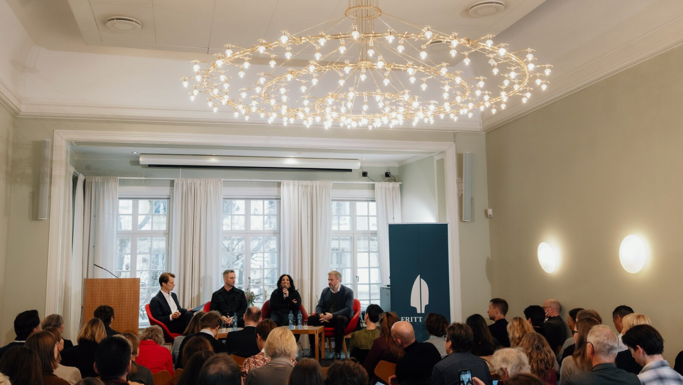 Hva er myndighetenes ansvar? med Lubna Jaffery (kulturminister), Magnus Marsdal (redaktør, Manifest Media), Nils August Andresen (redaktør, Minerva) og Tellef Raabe (Fritt Ord)