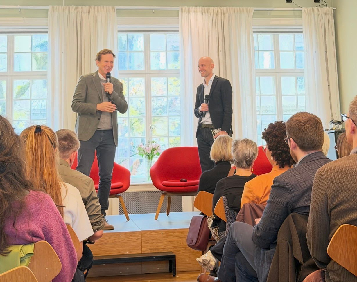 Henrik Skaug Sætra (UiO) og Joakim Lie (Fritt Ord). 