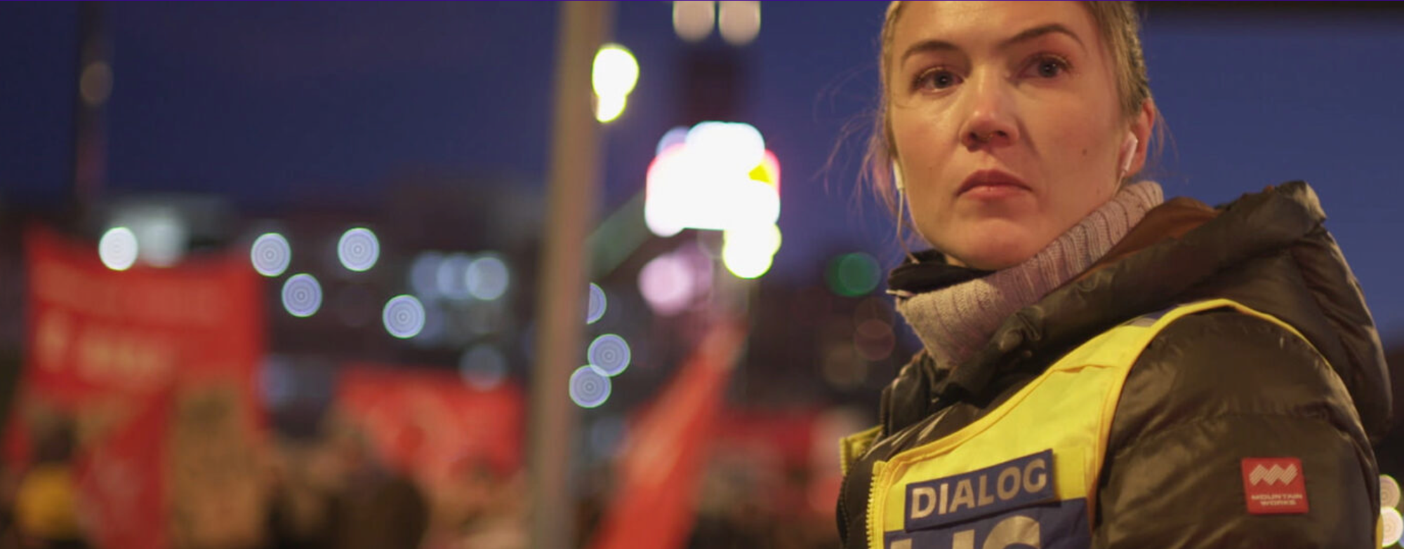 Foto fra dokumentarfilmen Dialogpolisen.