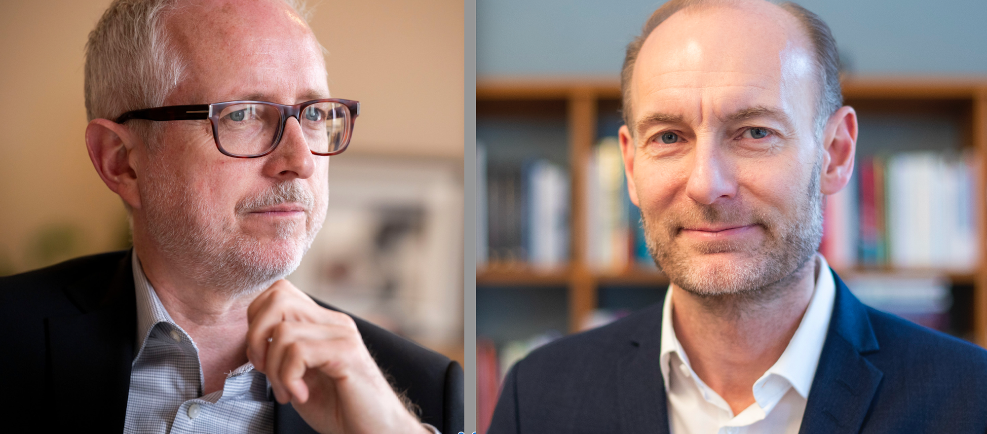 Bård Vegar Solhjell og Knut Olav Åmås