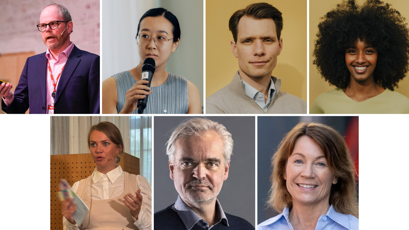 Gard Steiro, Xueqi Pang, Tellef Raabe, Ammal Ahmed Haj Mohamed, Guro Lindebjerg , Eivind Ljøstad og Kjersti Sortland.  