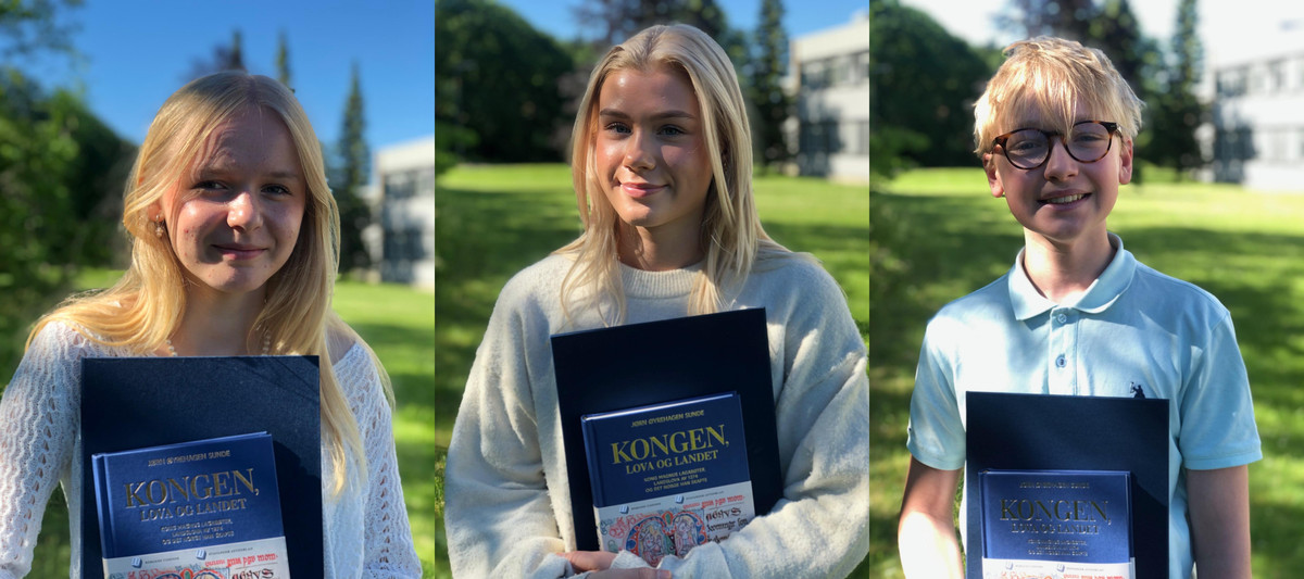 Amalie Meek Johannessen, Liv Conradi Andersen og Eirik August Bjørnstad Ryen.