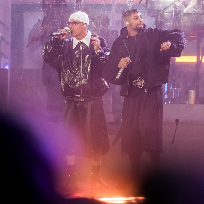 Magdi Omar Ytreeide Abdelmaguid og Chirag Rashmikant Patel fra Karpe opptrer under musikkfestivalen Karpe World 2. juli 2026 på Ekebergsletta i Oslo 