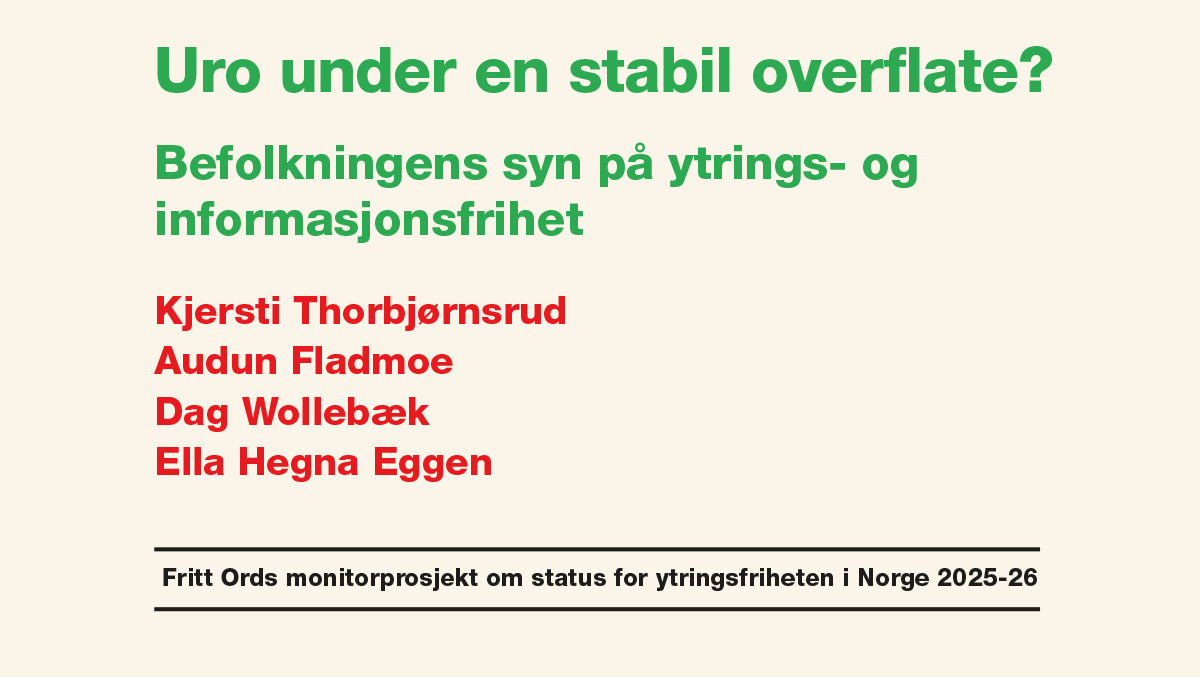 Kjersti Thorbjørnsrud, Audun Fladmoe, Dag Wollebæk, Ella Hegna Eggen