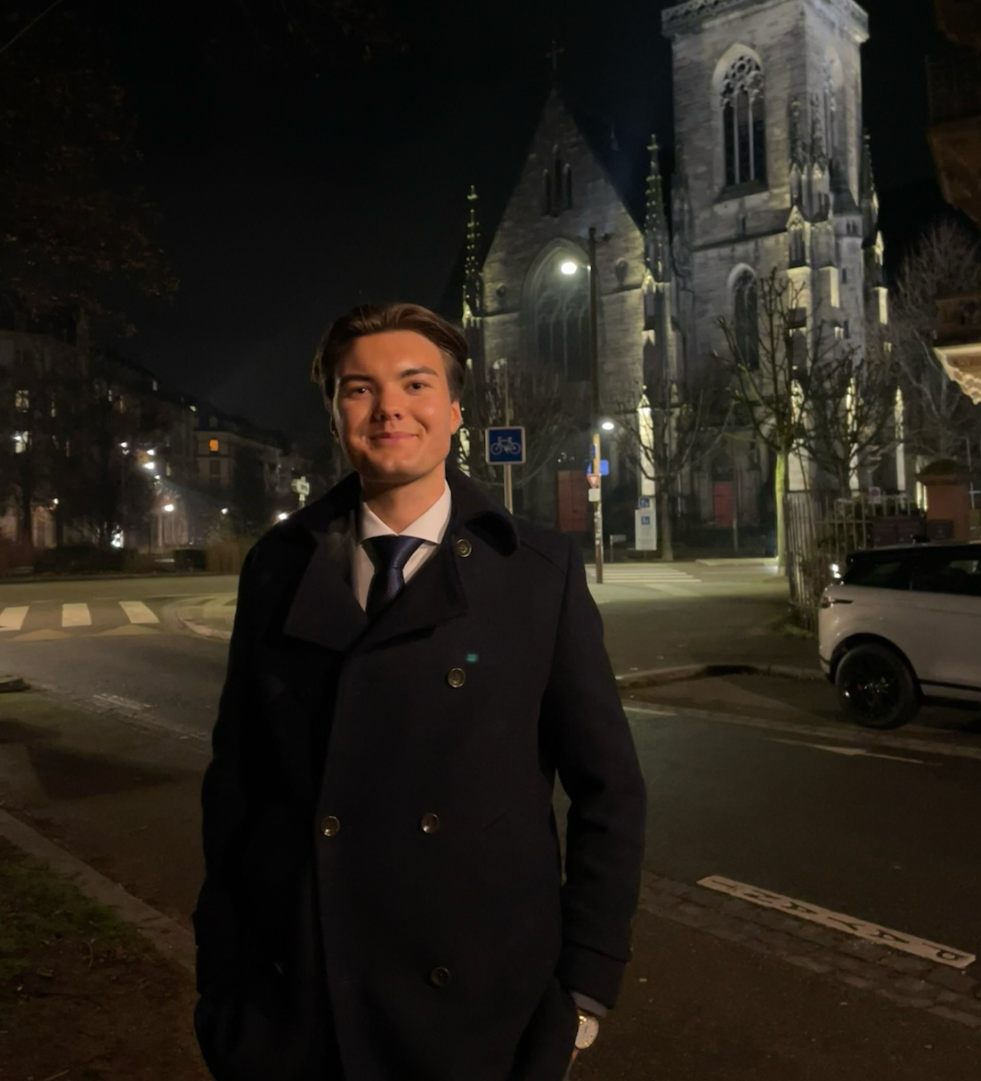Magnus Rotevatn i Strasbourg.