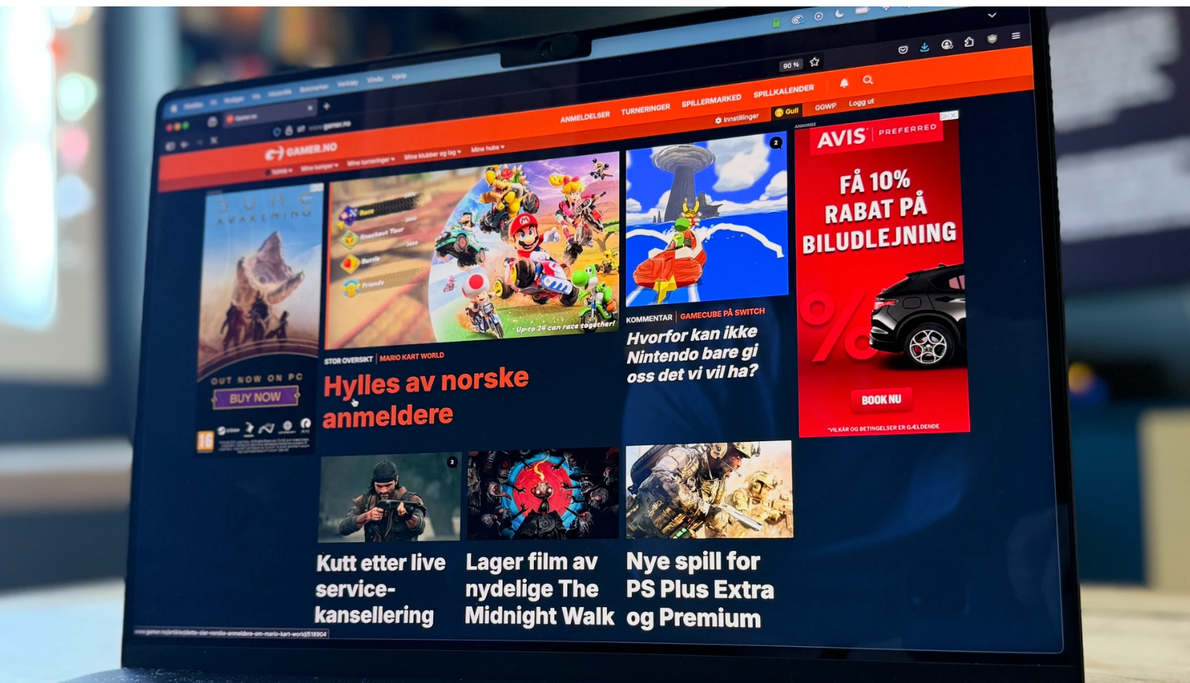 Dataspillnettavisen Gamer.no. 