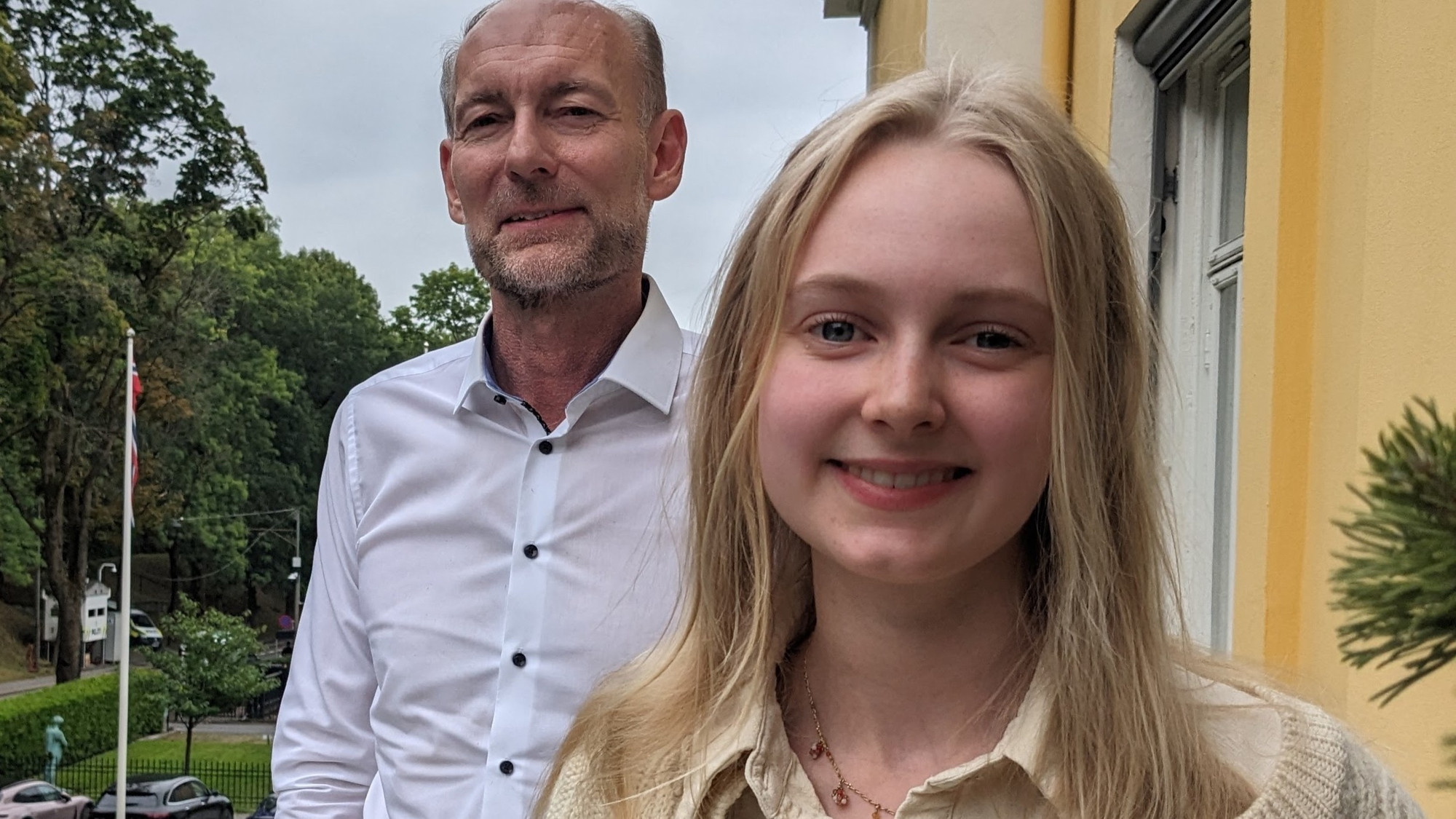 Knut Olav Åmås og Johanne Fearnley i Fritt Ord